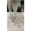 Image 1 : TRAY OF CRYSTAL - MIKASA CRYSTAL VASE