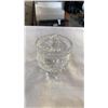 Image 2 : TRAY OF SILVER PLATE AND CRYSTAL SERVING PIECES