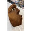 Image 8 : 2 CARVED WOOD MASKS
