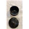 Image 8 : 2 WOOD FIRST NATIONS BOZES, LIDDED DISH AND PORCELAIN DOLL