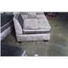 Image 8 : BRAND NEW GREY FABRIC EXTRA LONG SOFA W/ OPEN END - RETIL  $699 DOES NOT CLIP TOGETHER