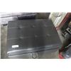Image 2 : BRAND NEW GREY AIR LEATHER OTTOMAN W/ HYDRAULIC LIFT STORAGE - RETAIL $249