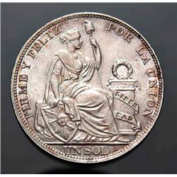 Perù - Republic - 1 Sol 1915