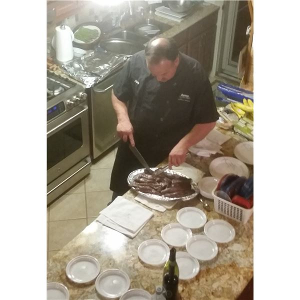 Chef Peter Fazio Private Catered Game Dinner for Up to 12 Persons