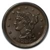Image 2 : 1854 Large Cent MS-65 PCGS (Brown, Rotated Reverse)