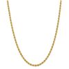 Image 1 : 14k Yellow Gold 4 mm Regular Rope Chain - 26 in.