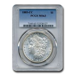 1885-CC Morgan Dollar MS-63 PCGS