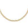 Image 1 : 14k Yellow Gold Polished Link Necklace - 18 in.