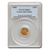 Image 1 : 1905 Gold $1.00 Lewis & Clark MS-63 PCGS