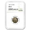 Image 1 : 1871-S Liberty Seated Half Dime MS-65 NGC
