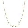 Image 1 : 14k Gold 1.50 mm Diamond Cut Rope w/Lobster Clasp Chain - 18 in.