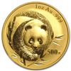 Image 2 : 2003 China 1 oz Gold Panda Mirrored Bamboo MS-69 NGC