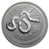 Image 1 : 2013 Australia 5 oz Silver Year of the Snake BU