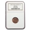 Image 1 : 1909-S/Horizontal S Lincoln Cent MS-65 NGC (Red/Brown)