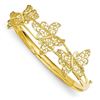 Image 2 : 14K Butterfly Bangle Bracelet
