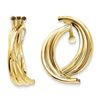 Image 1 : 14k Solid Gold Polished Fancy Earring Jackets