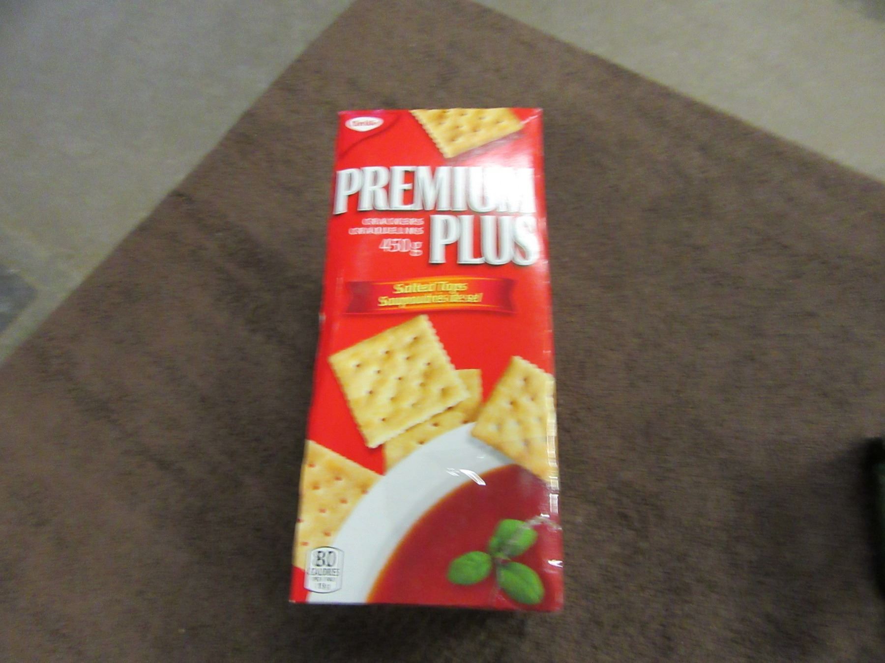 CHRISTIE SALTED PREMIUM PLUS CRACKERS (450 G) PER BOX