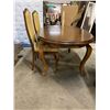 Image 1 : Table and chairs with jacknife leaf leg needs repair