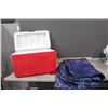 Image 1 : **Coleman Cooler and Air Mattress