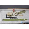 Image 1 : Vintage Millitary Misc - Belt, Whistle, Patch, etc