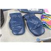 Image 6 : Hankies, Scarves, Mittens, Shoes, (2) Wardair Canada Bags. etc