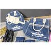 Image 9 : Hankies, Scarves, Mittens, Shoes, (2) Wardair Canada Bags. etc
