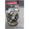 Image 3 : Glass Jar of Misc Buttons