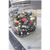 Image 4 : Glass Jar of Misc Buttons