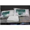 Image 1 : (2) White Goose Feather Pillows & Queen Sheet Set