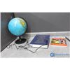 Image 1 : Plug-In Globe & (2) Travel Related Books
