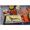 Image 3 : Vintage Boxes, Glass Syrup Bottle, Sweetheart Straws, & Assorted