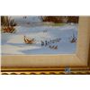 Image 2 : Framed Deer Canvas Painting by G.Lachambre