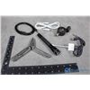 Image 1 : Misc Cords, Flashlight, Muti Tool, & Assorted