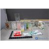 Image 1 : Misc Glasses, Sprite Stickers, Coca-Cola Coasters