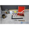 Image 1 : Cutlery Set, Cups, Disney Glass Cannister
