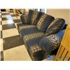 Image 3 : Very Clean Blue Aztec Print Loveseat