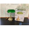 Image 1 : SMC Solid Brass Bankers Lamp w/Box