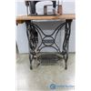 Image 2 : **Approx. Late 1800's Treadle Sewing Machine Converted to Fret Saw