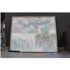 Image 1 : **Framed Canvas Painting