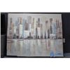 Image 1 : **Framed Canvas Painting
