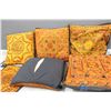 Image 5 : (5) Throw Accent Pillows and One Case