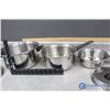 Image 4 : (3) Stainless Steal Pots