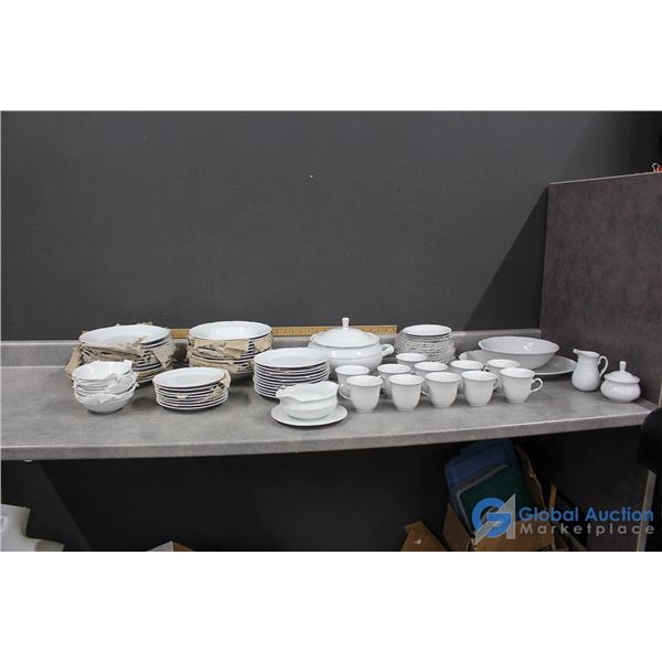 Large Ceramic Dinnerware Set