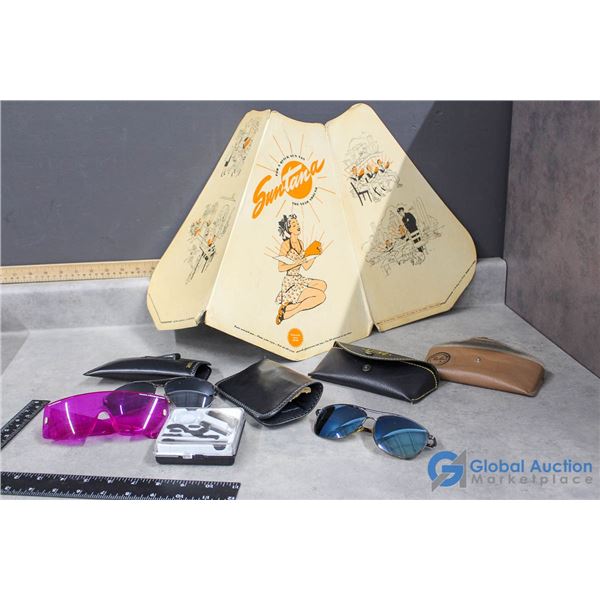 ENJOY THE SUN !! Sunglasses and Cases, Suntana Sunreflector