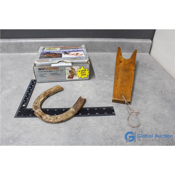 Vehical Weather Traction, Wooden Shoe Remover, Horse Shoe