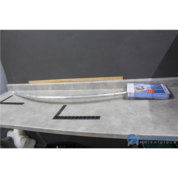 New Curved Shower Curtain Rod in Package