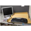 Image 1 : Logitech USB Keyboard & Samsung 19" LCD Monitor