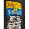 Image 2 : SET OF 4 PIRELLI WINTER 240 SOTTOZERO 225/50 R 17XL 98V WINTER SEASON PERFORMANCE VEHICLE TIRES