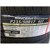 Image 2 : SET OF 4 FALKEN SINCERA TOURING SN211 P235/50 R 17 95T M+S ALL SEASON PERFORMANCE VEHICLE TIRES