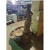 Image 2 : "STONE LADY POURING WATER" 3 TIER OUTDOOR WATER FOUNTAIN WITH FOUNTAIN PUMP KIT